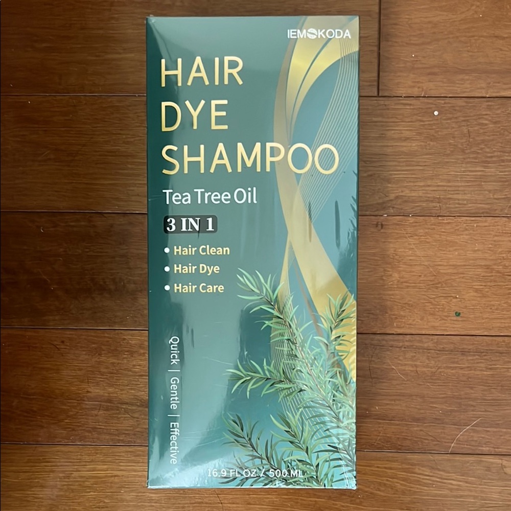 Light Brown Color Herbal Hair Dye Shampoo with Tree Oil
